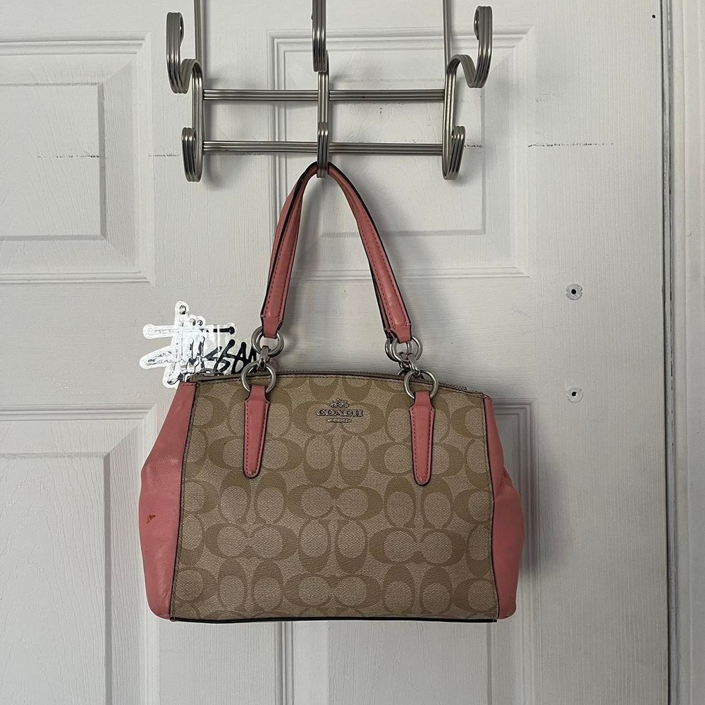 Y2K 2000s Coach Mini Christie Signature Cs Monogram Mini bag / Handbag
